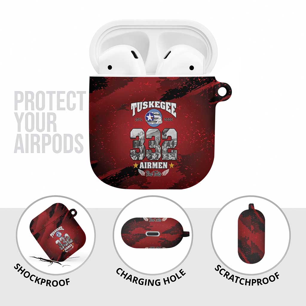85 Years of Tuskegee Airmen AirPods Case 332nd Fighter Group Red Tails