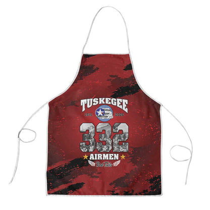 85 Years of Tuskegee Airmen Apron 332nd Fighter Group Red Tails