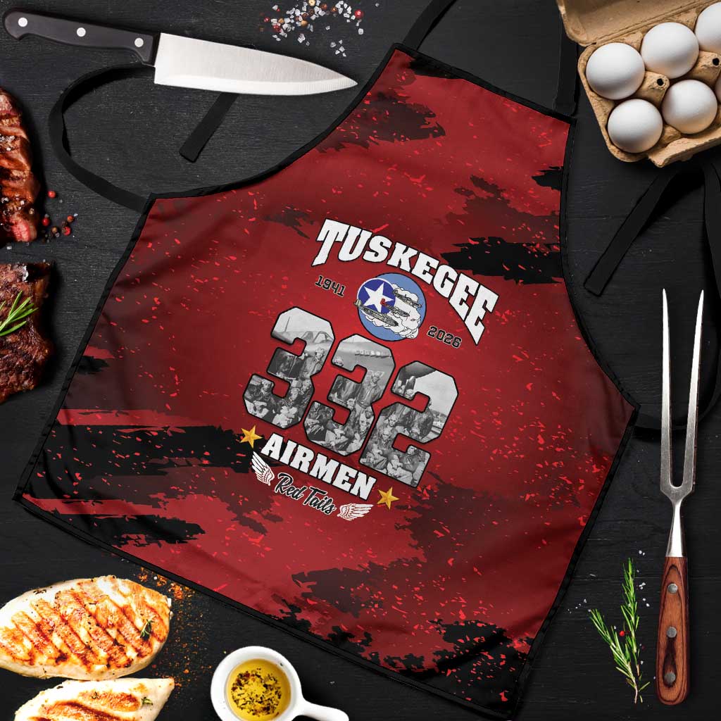85 Years of Tuskegee Airmen Apron 332nd Fighter Group Red Tails