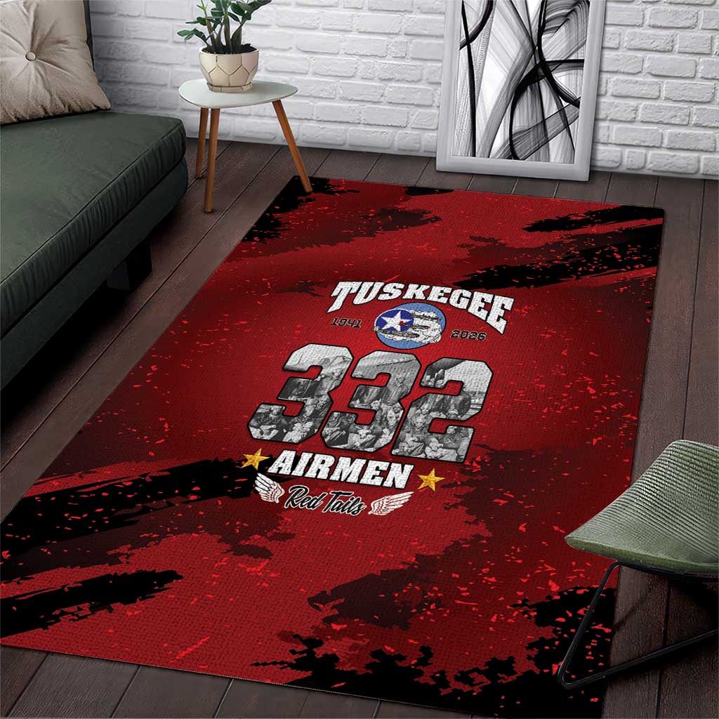 Tuskegee Airmen 1941–2026 Area Rug 332nd Red Tails 85th Anniversary - African Pride
