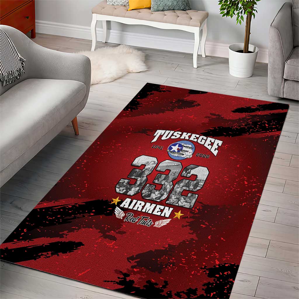 Tuskegee Airmen 1941–2026 Area Rug 332nd Red Tails 85th Anniversary - African Pride