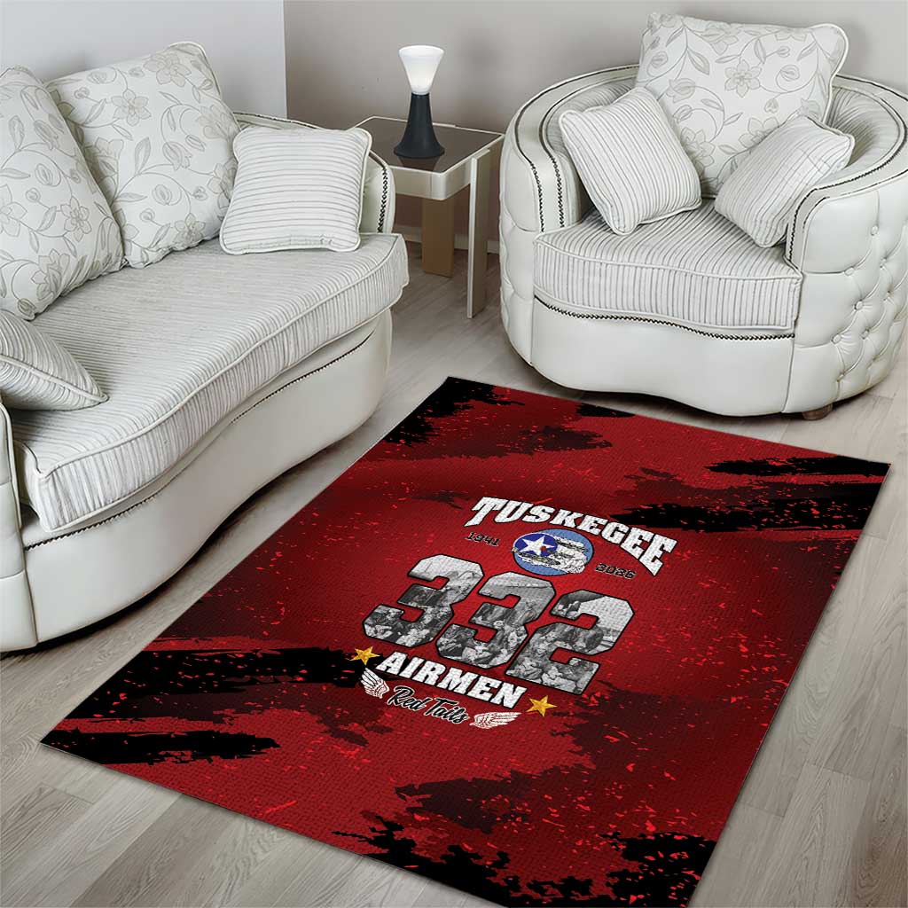 Tuskegee Airmen 1941–2026 Area Rug 332nd Red Tails 85th Anniversary - African Pride