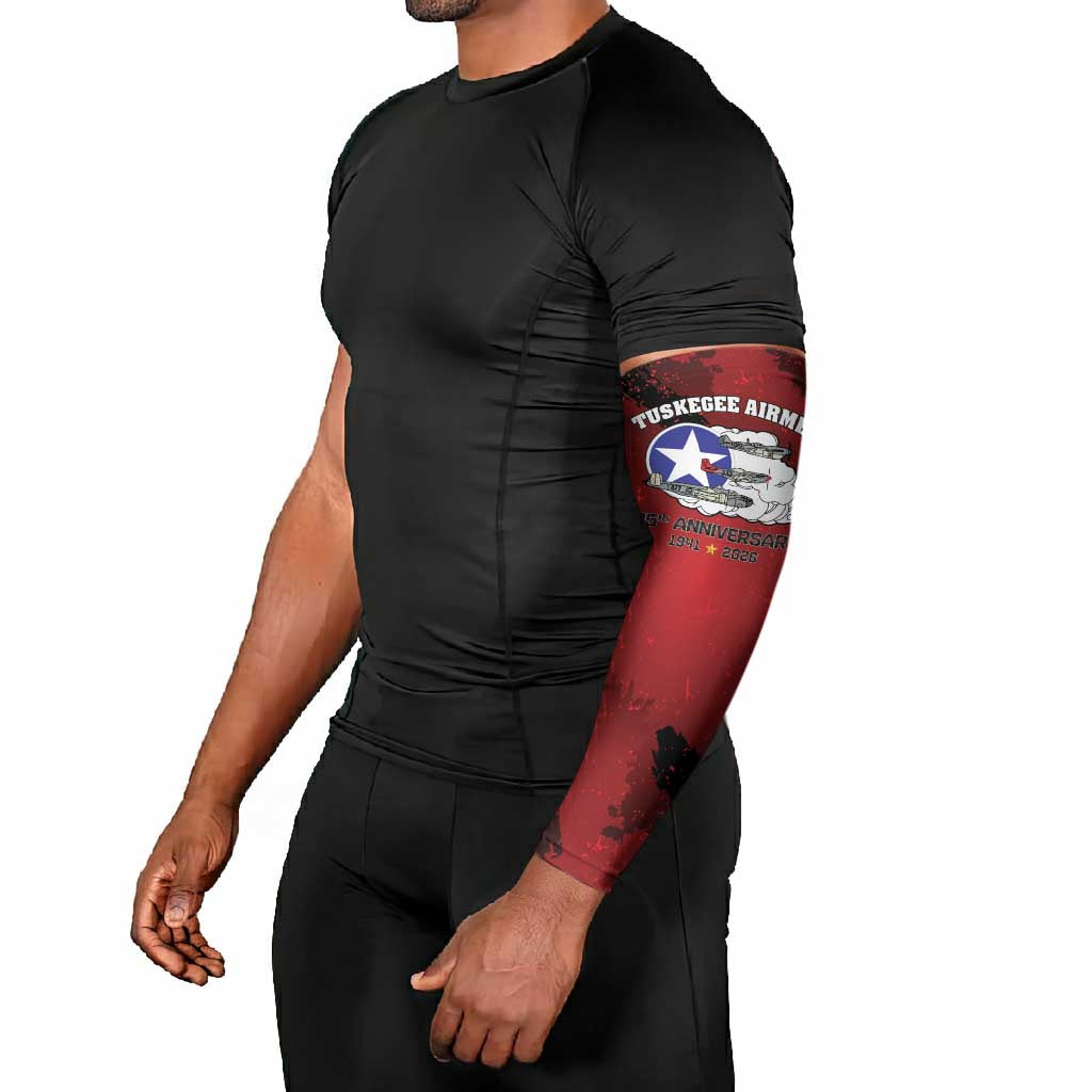 85 Years of Tuskegee Airmen Arm Sleeves 332nd Fighter Group Red Tails