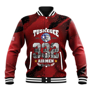 Tuskegee Airmen 1941–2026 Baseball Jacket 332nd Red Tails 85th Anniversary - African Pride