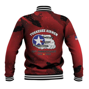 Tuskegee Airmen 1941–2026 Baseball Jacket 332nd Red Tails 85th Anniversary - African Pride