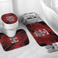 85 Years of Tuskegee Airmen Bathroom Set 332nd Fighter Group Red Tails