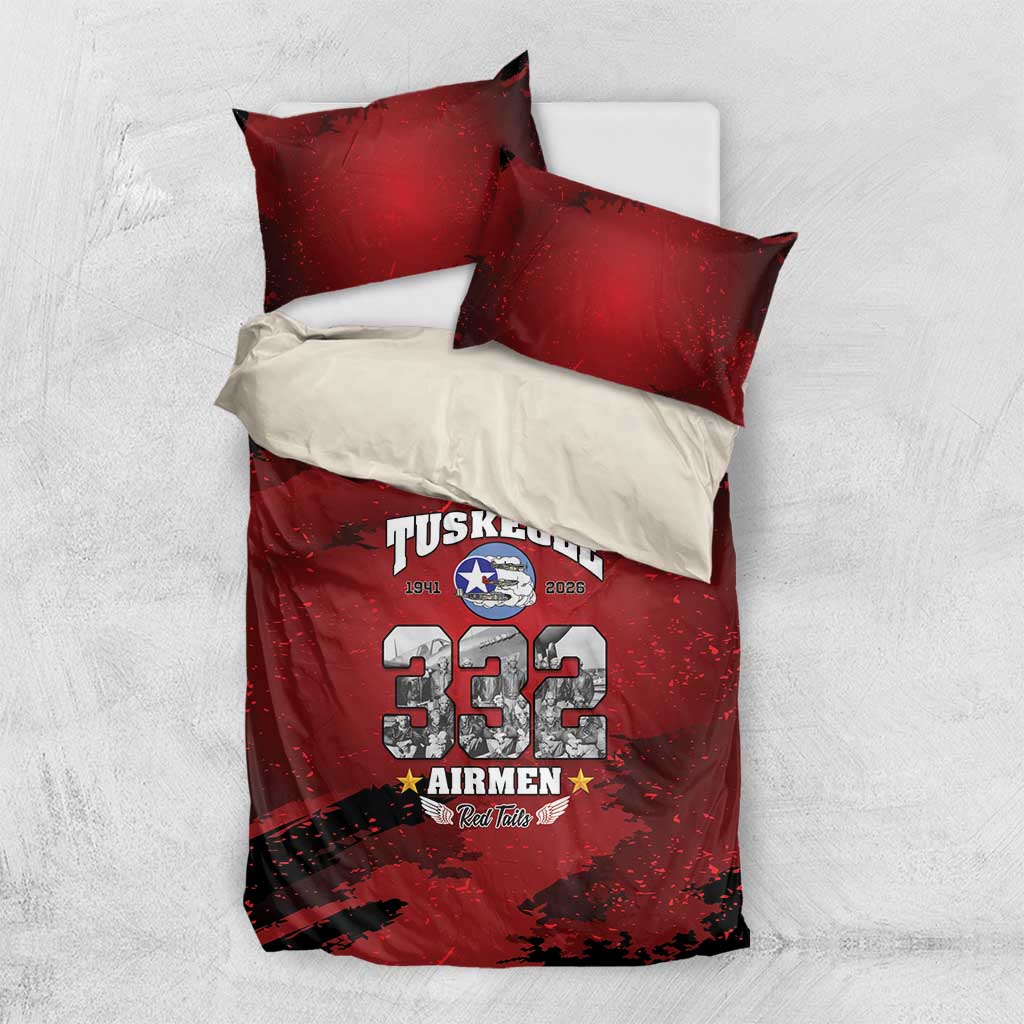 Tuskegee Airmen 1941–2026 Bedding Set 332nd Red Tails 85th Anniversary - African Pride