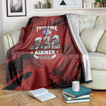 Tuskegee Airmen 1941–2026 Blanket 332nd Red Tails 85th Anniversary - African Pride