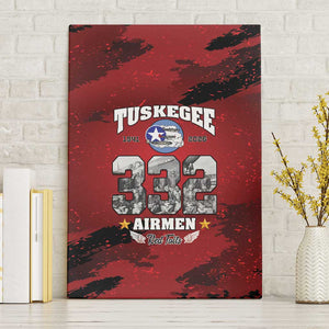 Tuskegee Airmen 1941–2026 Canvas Wall Art 332nd Red Tails 85th Anniversary - African Pride