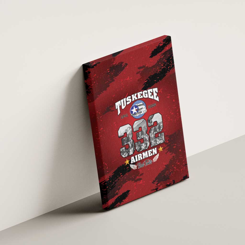 Tuskegee Airmen 1941–2026 Canvas Wall Art 332nd Red Tails 85th Anniversary - African Pride