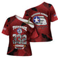 85 Years of Tuskegee Airmen Cross Shoulder Shirt 332nd Fighter Group Red Tails