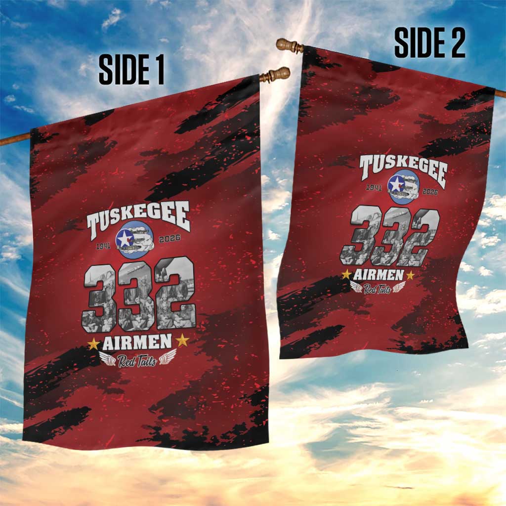 Tuskegee Airmen 1941–2026 Garden Flag 332nd Red Tails 85th Anniversary - African Pride