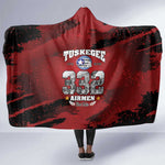 Tuskegee Airmen 1941–2026 Hooded Blanket 332nd Red Tails 85th Anniversary - African Pride