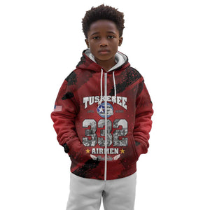 Tuskegee Airmen 1941–2026 Kid Hoodie 332nd Red Tails 85th Anniversary - African Pride