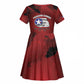 Tuskegee Airmen 1941–2026 Kid Short Sleeve Dress 332nd Red Tails 85th Anniversary - African Pride