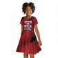 Tuskegee Airmen 1941–2026 Kid Short Sleeve Dress 332nd Red Tails 85th Anniversary - African Pride