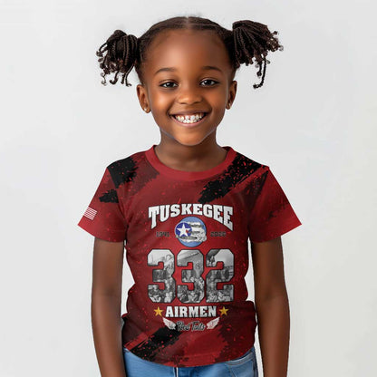 Tuskegee Airmen 1941–2026 Kid T shirt 332nd Red Tails 85th Anniversary - African Pride