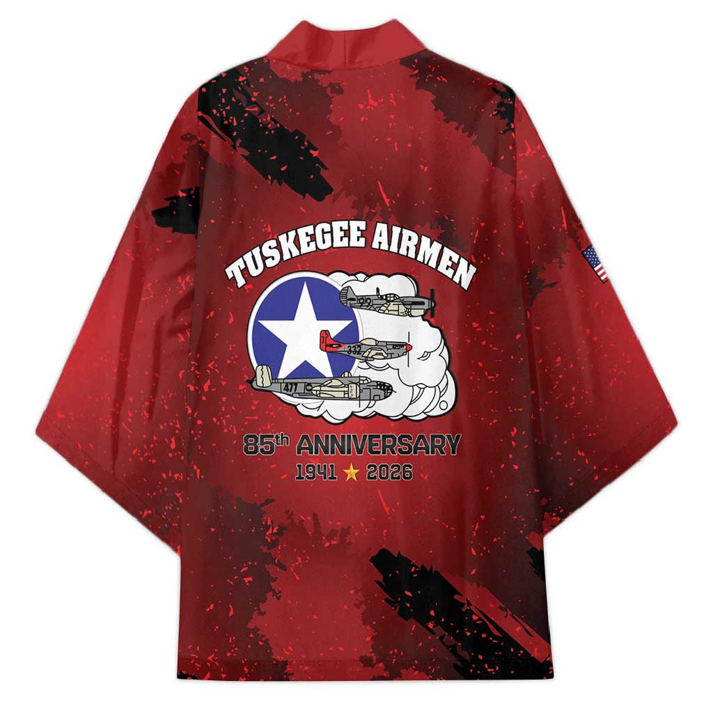 85 Years of Tuskegee Airmen Kimono 332nd Fighter Group Red Tails