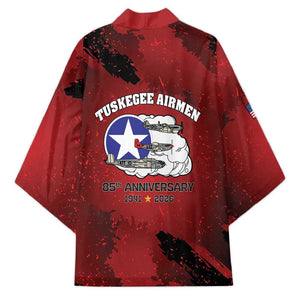 85 Years of Tuskegee Airmen Kimono 332nd Fighter Group Red Tails