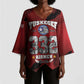 85 Years of Tuskegee Airmen Kimono Sleeve Blouse 332nd Fighter Group Red Tails