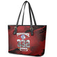 Tuskegee Airmen 1941–2026 Leather Tote Bag 332nd Red Tails 85th Anniversary - African Pride