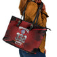Tuskegee Airmen 1941–2026 Leather Tote Bag 332nd Red Tails 85th Anniversary - African Pride