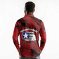 Tuskegee Airmen 1941–2026 Long Sleeve Polo Shirt 332nd Red Tails 85th Anniversary - African Pride