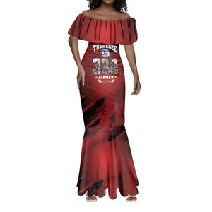 Tuskegee Airmen 1941–2026 Mermaid Dress 332nd Red Tails 85th Anniversary - African Pride