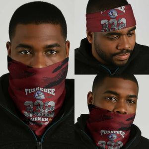 Tuskegee Airmen 1941–2026 Neck Gaiter 332nd Red Tails 85th Anniversary - African Pride