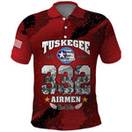 Tuskegee Airmen 1941-2026 Polo Shirt 332nd Red Tails 85th Anniversary LT15