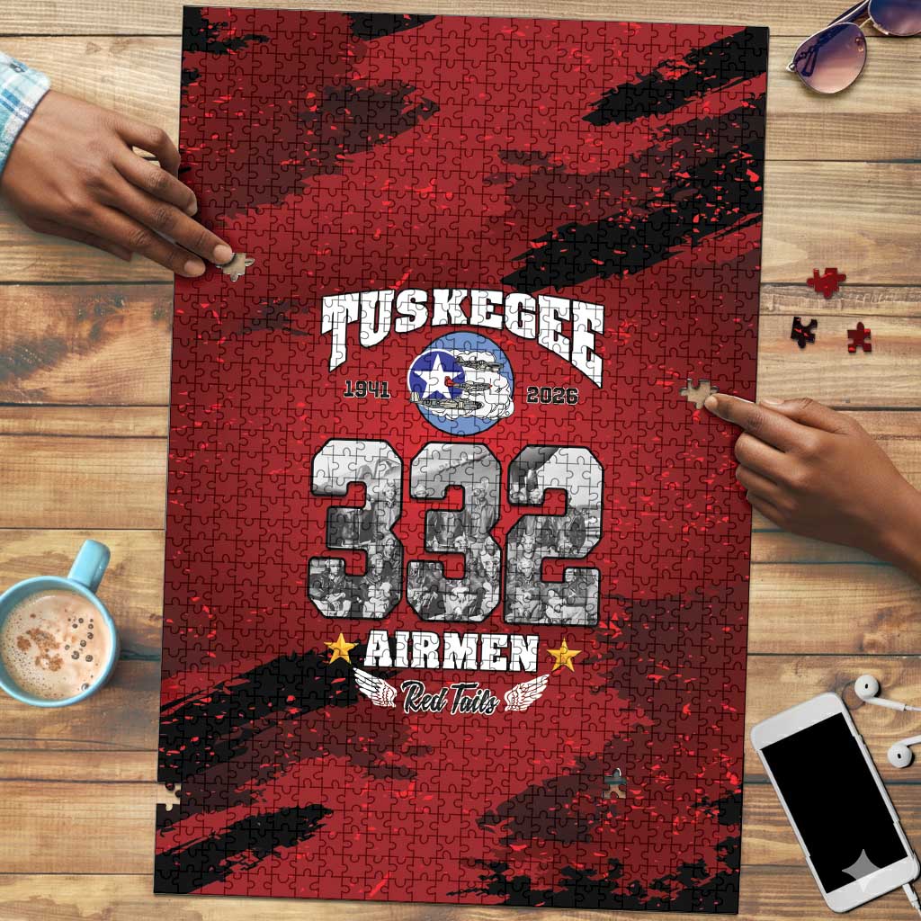 85 Years of Tuskegee Airmen Puzzle 332nd Fighter Group Red Tails