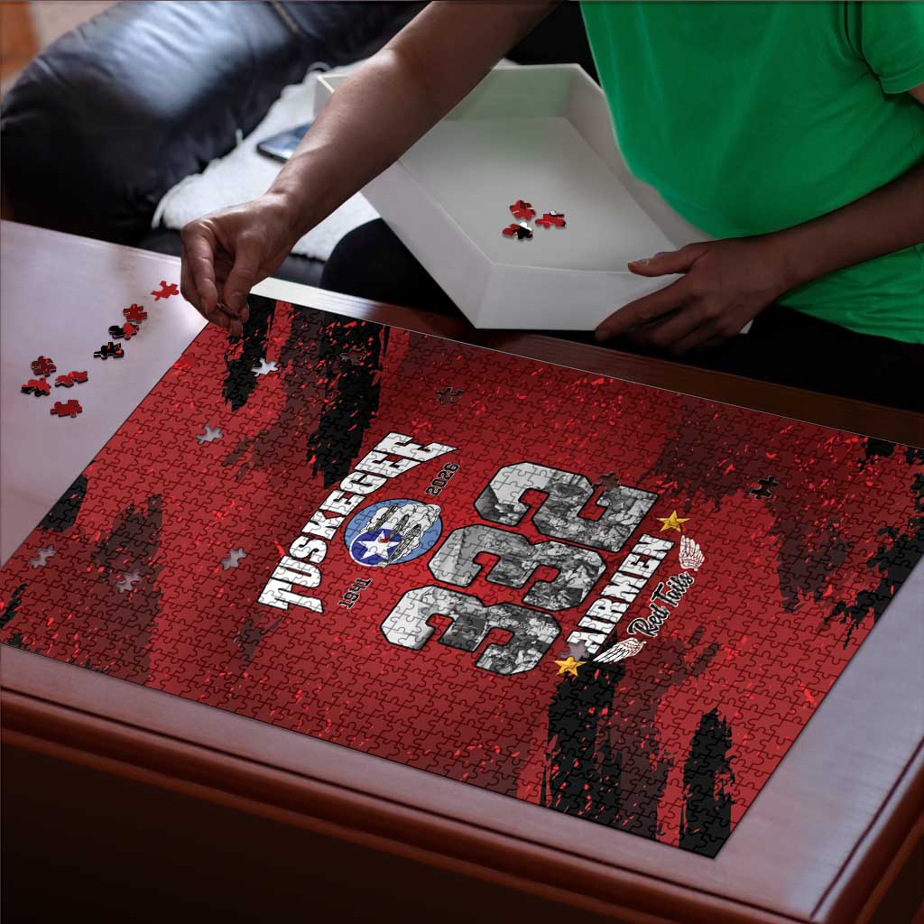 85 Years of Tuskegee Airmen Puzzle 332nd Fighter Group Red Tails