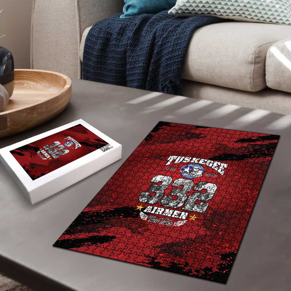 85 Years of Tuskegee Airmen Puzzle 332nd Fighter Group Red Tails
