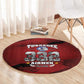 Tuskegee Airmen 1941–2026 Round Carpet 332nd Red Tails 85th Anniversary - African Pride