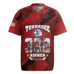 Tuskegee Airmen 1941–2026 Rugby Jersey 332nd Red Tails 85th Anniversary - African Pride