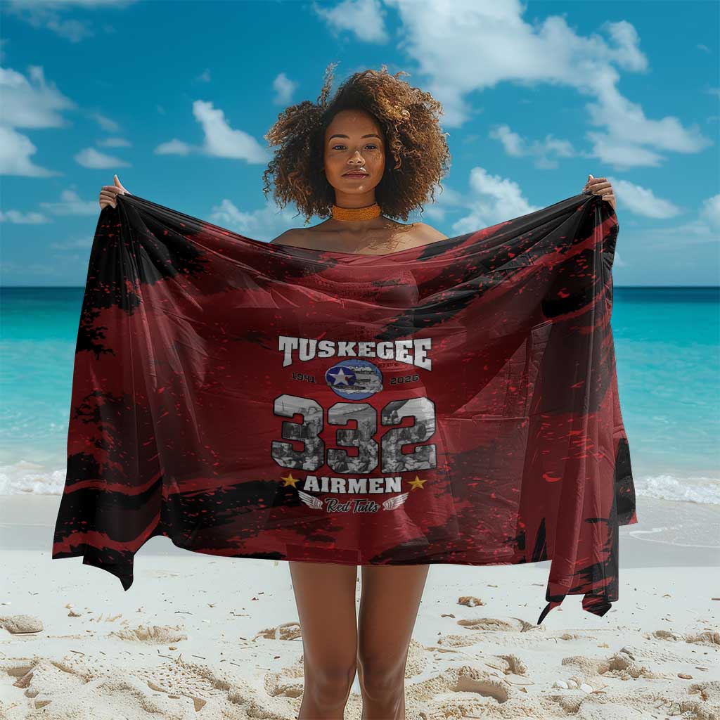 Tuskegee Airmen 1941–2026 Sarong 332nd Red Tails 85th Anniversary - African Pride