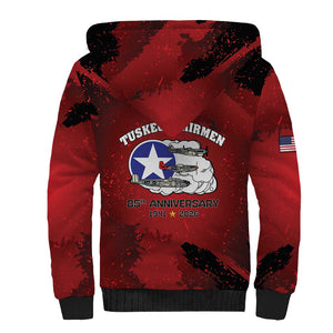 Tuskegee Airmen 1941–2026 Sherpa Hoodie 332nd Red Tails 85th Anniversary - African Pride