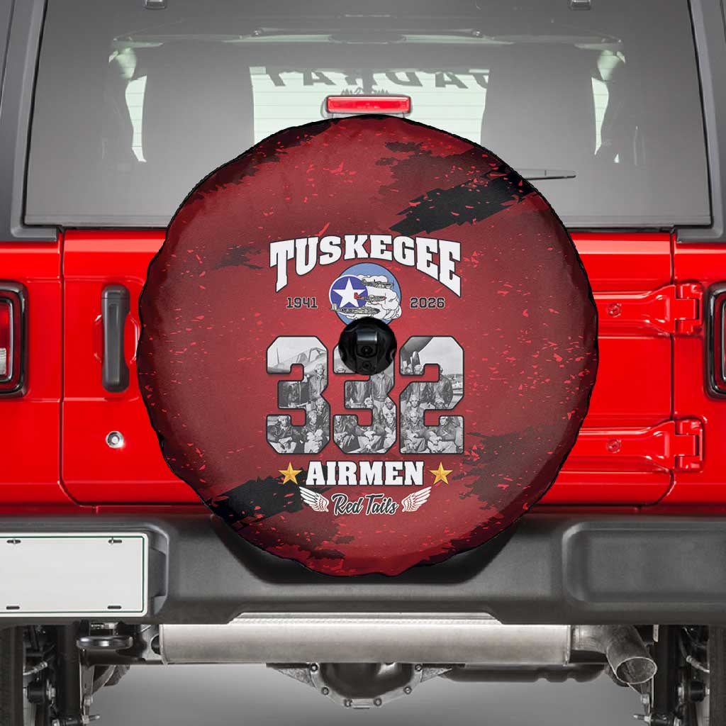 Tuskegee Airmen 1941–2026 Spare Tire Cover 332nd Red Tails 85th Anniversary - African Pride