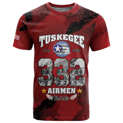 Tuskegee Airmen 1941–2026 T shirt 332nd Red Tails 85th Anniversary - African Pride