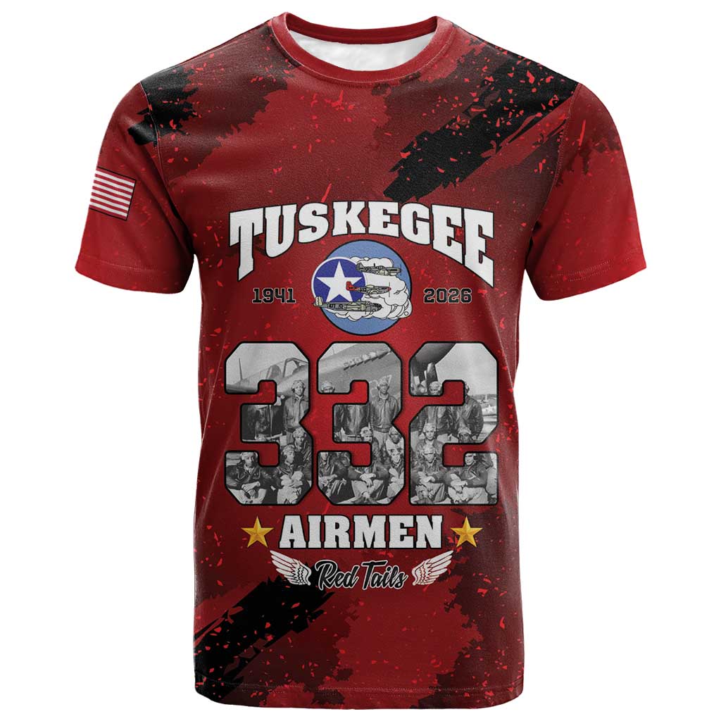 Tuskegee Airmen 1941-2026 T shirt 332nd Red Tails 85th Anniversary LT15
