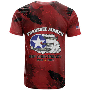 Tuskegee Airmen 1941–2026 T shirt 332nd Red Tails 85th Anniversary - African Pride
