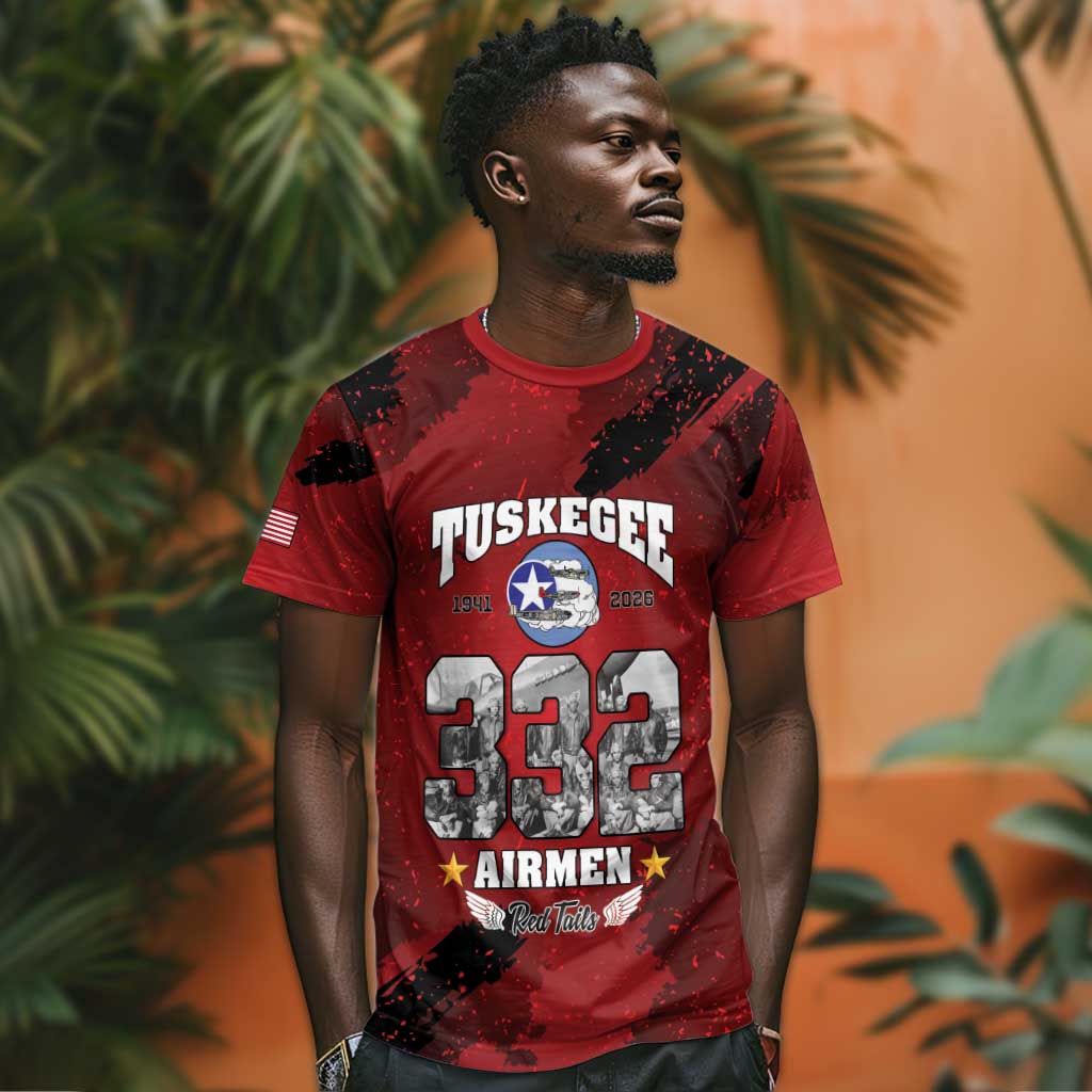 Tuskegee Airmen 1941–2026 T shirt 332nd Red Tails 85th Anniversary - African Pride