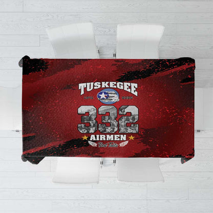 Tuskegee Airmen 1941–2026 Tablecloth 332nd Red Tails 85th Anniversary - African Pride