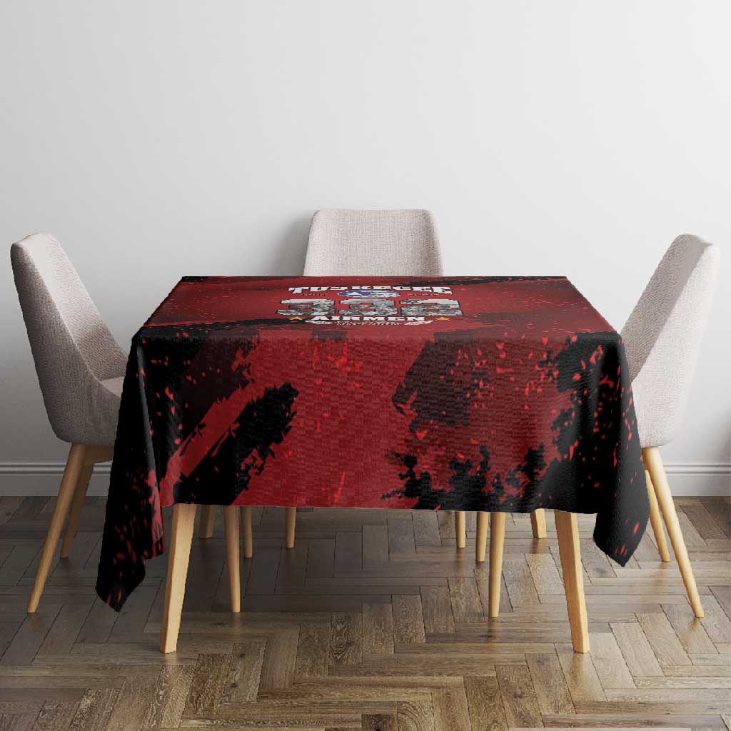 Tuskegee Airmen 1941–2026 Tablecloth 332nd Red Tails 85th Anniversary - African Pride