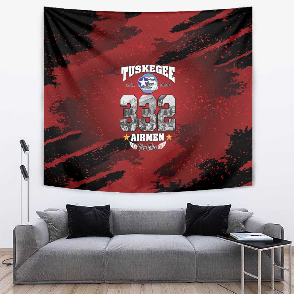 Tuskegee Airmen 1941–2026 Tapestry 332nd Red Tails 85th Anniversary - African Pride