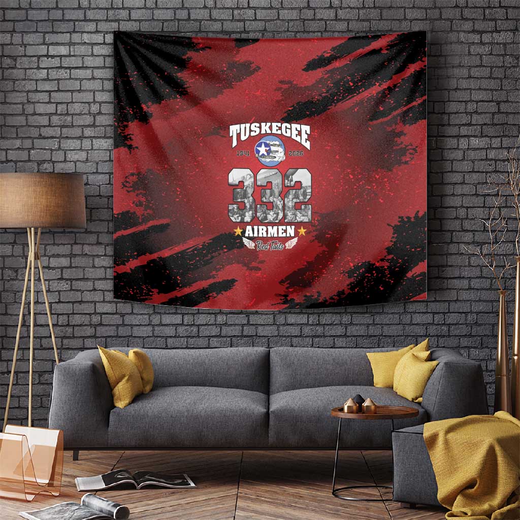Tuskegee Airmen 1941–2026 Tapestry 332nd Red Tails 85th Anniversary - African Pride