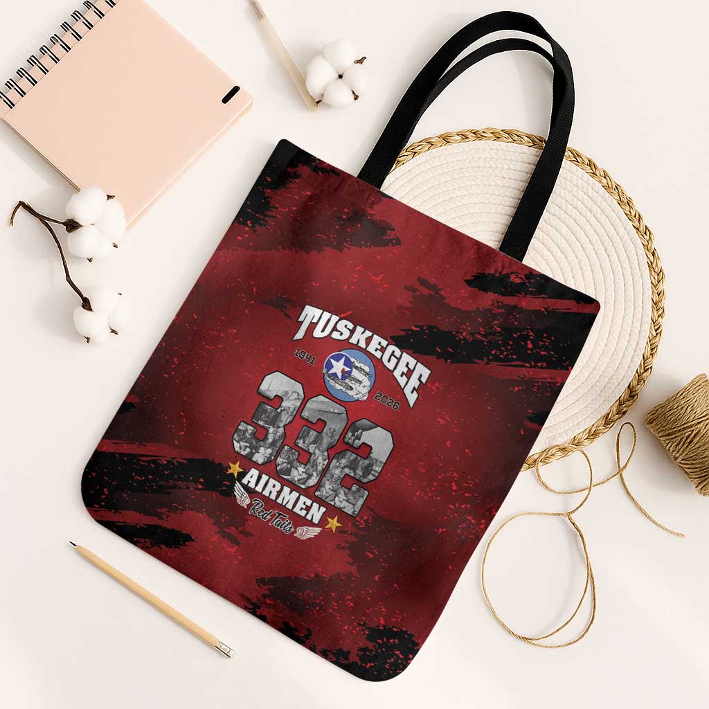 85 Years of Tuskegee Airmen Tote Bag 332nd Fighter Group Red Tails