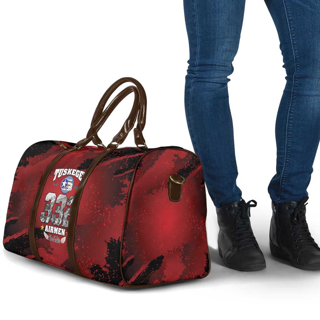 85 Years of Tuskegee Airmen Travel Bag 332nd Fighter Group Red Tails
