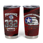 Tuskegee Airmen 1941–2026 Tumbler Cup 332nd Red Tails 85th Anniversary - African Pride
