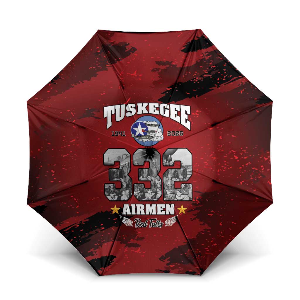 85 Years of Tuskegee Airmen Umbrella 332nd Fighter Group Red Tails